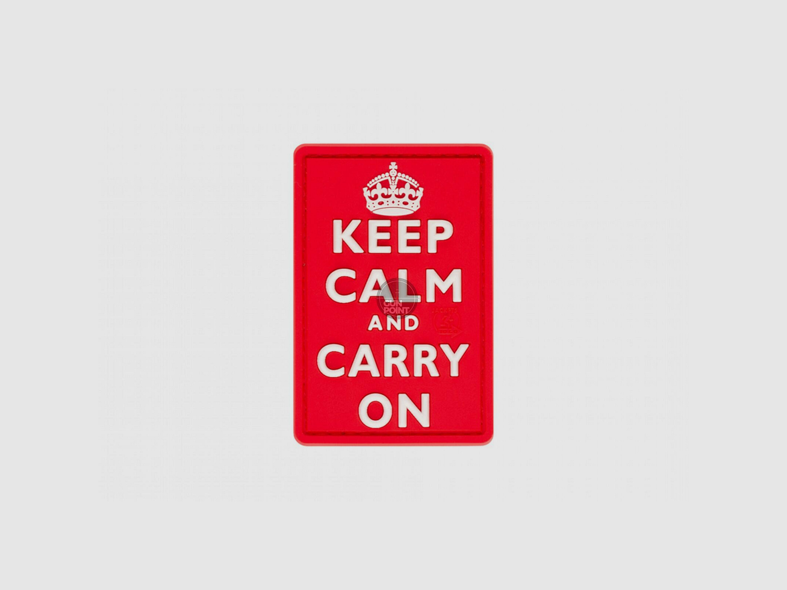 Keep Calm Rubber Patch