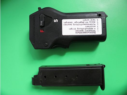 Signalpistole Feistel/Heckler&Koch Notsignalgerät FHK 19, 19x35mm Kal. 6 -Sammlerwaffe- sehr gut   #5