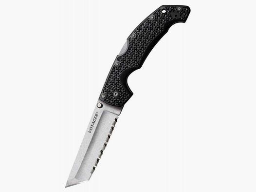 Cold Steel Voyager Tanto Large Taschenmesser, Wellenschliff, AUS 10A