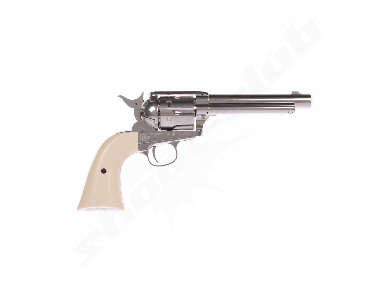 Colt SAA .45-5.5 Zoll CO2 Revolver 4,5mm - Nickel finish