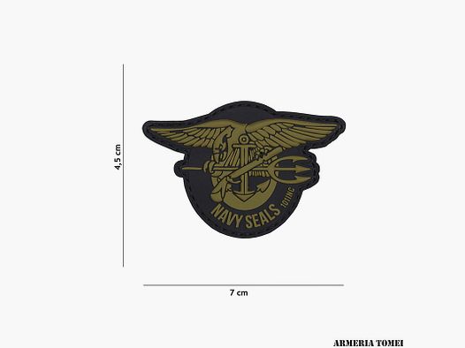 PATCH – 3D PVC NAVY SEALS GRÜN #18021
