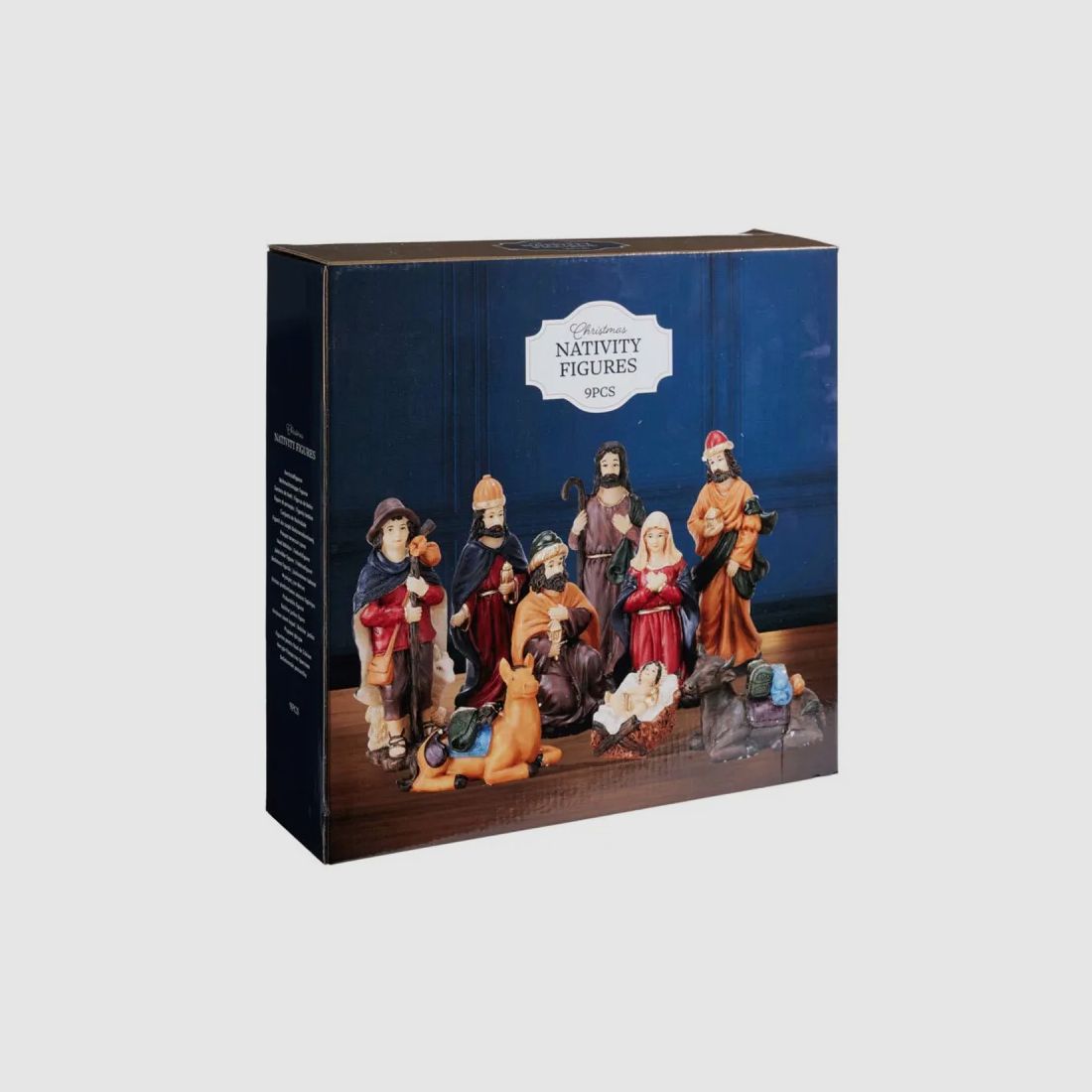 Set aus Weihnachtsfiguren aus Harz - 9 Teile, Bild 2 von 3