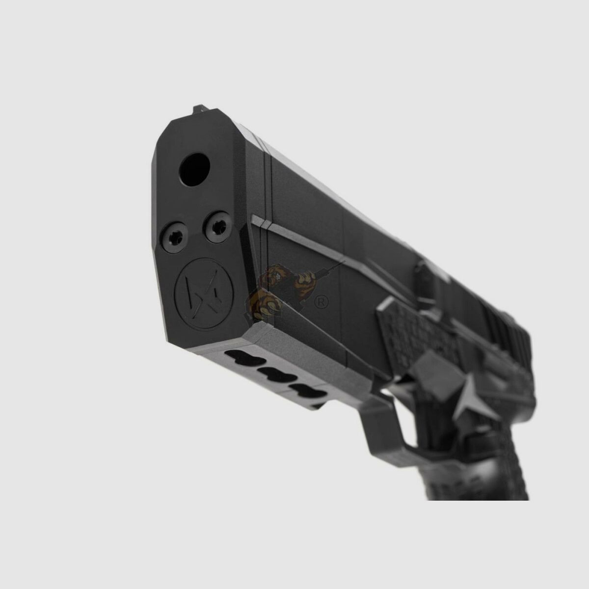 SilencerCo Maxim 9 CO2 Blowback Airsoft Pistole in Schwarz von Krytac