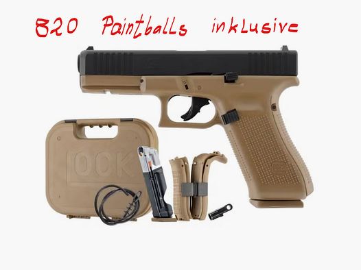Glock 17 Gen5 T4E French Army Edition RAM Pistola cal.43 "Come nuovo" 820x Paintballs