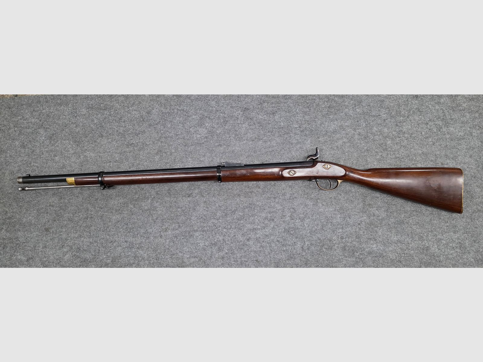 Fucile a percussione London Armoury cal. .58 Replica del fucile a retrocarica Enfield del 1853 dalla Guerra Civile Americana Euro Arms of America Fucile a percussione