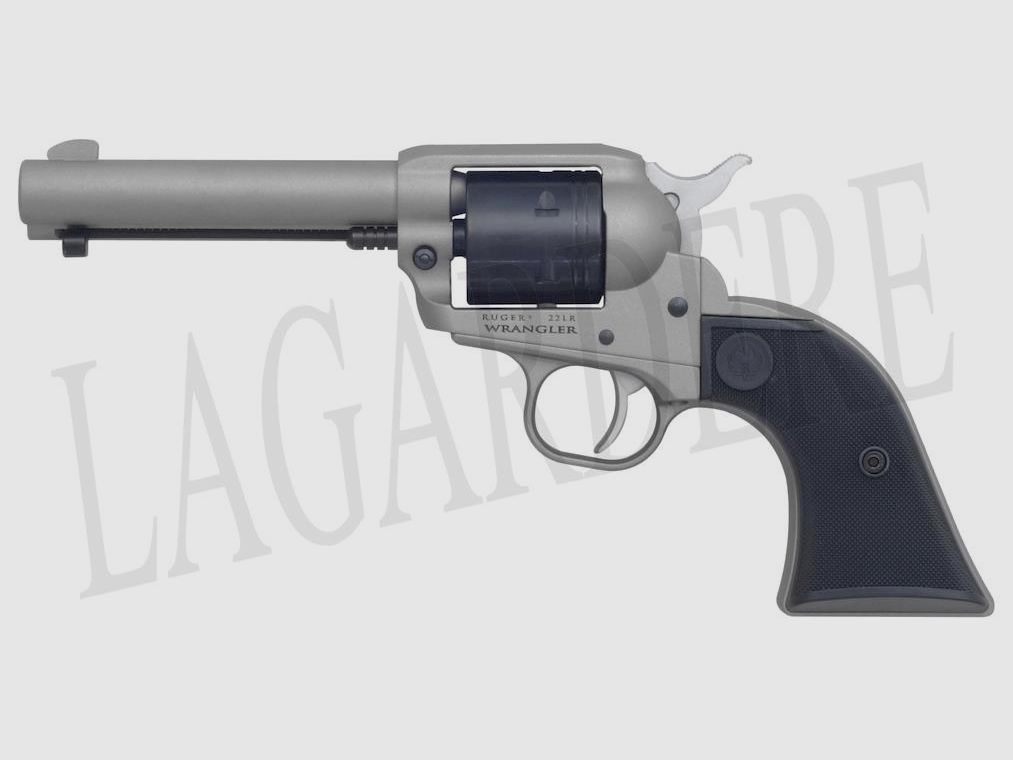 RUGER WRANGLER 4,6&Prime; SILVER CERAKOTE(REVOLVER)