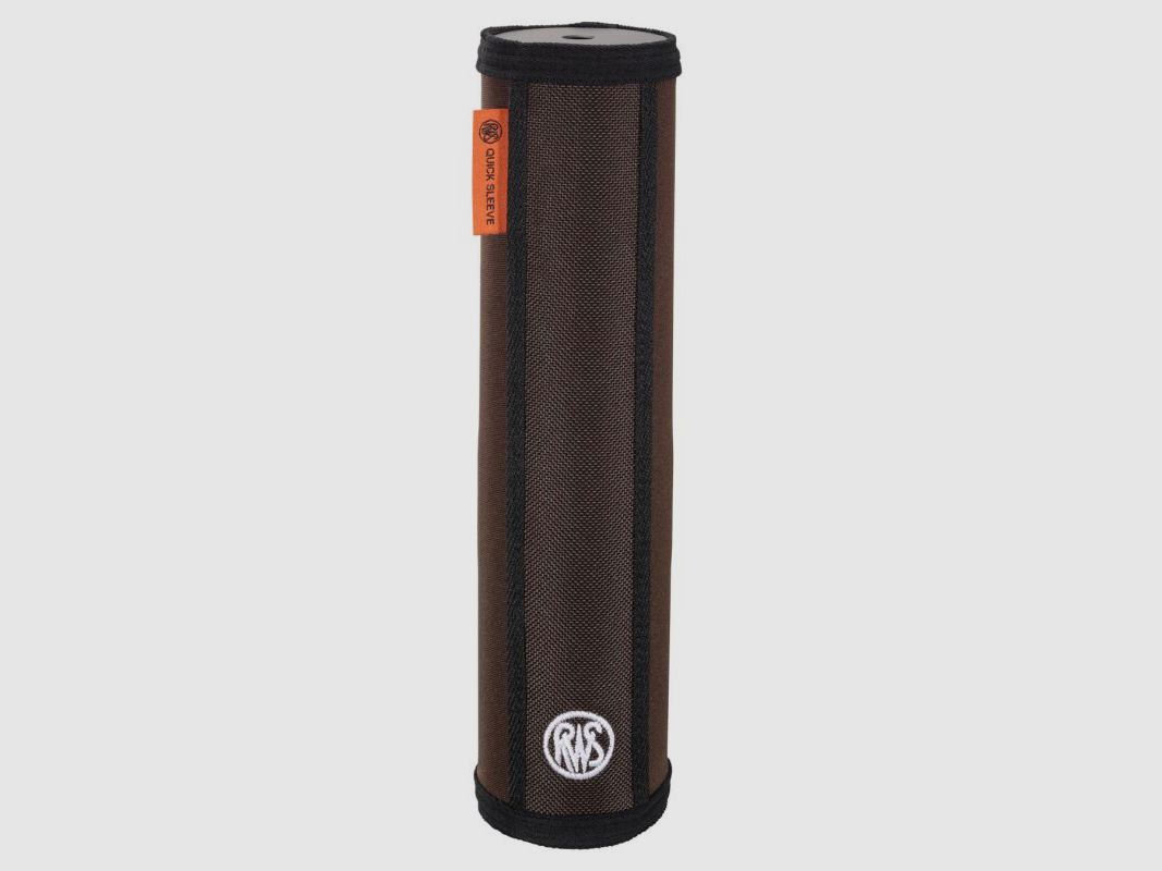 RWS Quick Sleeve - Neoprenhülle für Schalldämpfer Länge 185 mm, Durchmesser 50 mm, schwarz