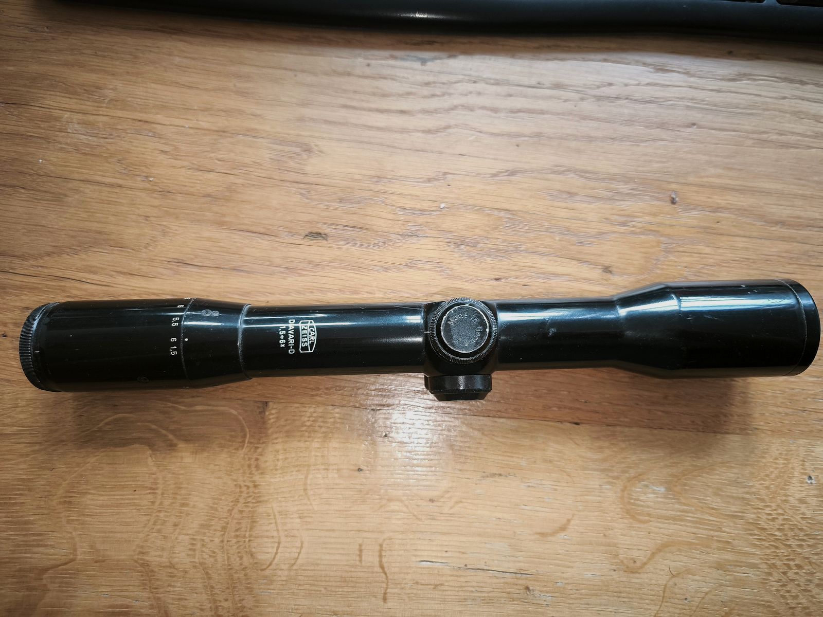 Scope Zeiss Diavari 1,5-6x36, reticle 11, scope rail, imagen 3 de 5