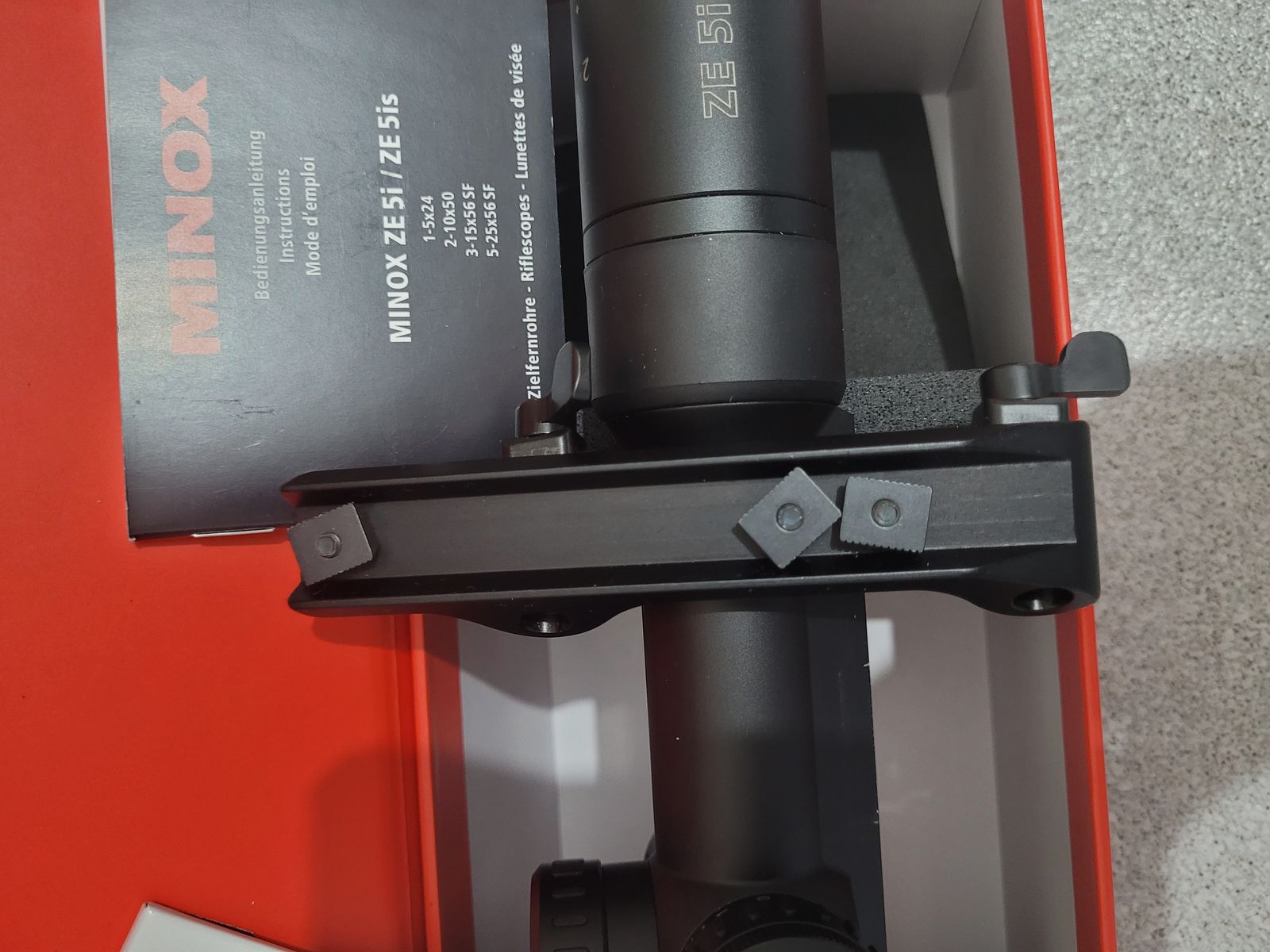 Minox 2-10x50 ZE5i S mit Schiene inkl. MAK BSM Blaser neuwertig!!!