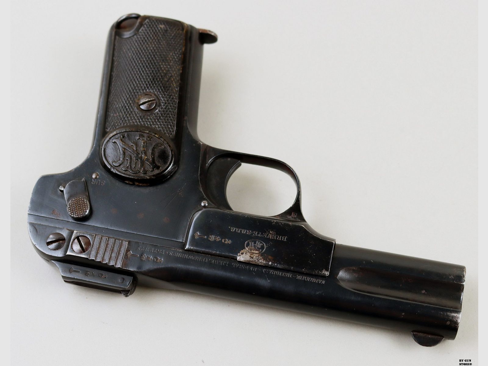 PISTOLE F.N. BROWNING MOD. 1900 CAL. 7,65 MM SERIENNR. 124118, Bild 5 von 7