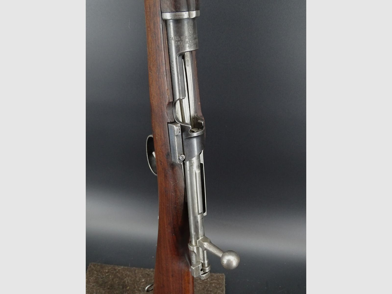Carl Gustav's Swedish Mauser M96 matching number from 1901 M96
