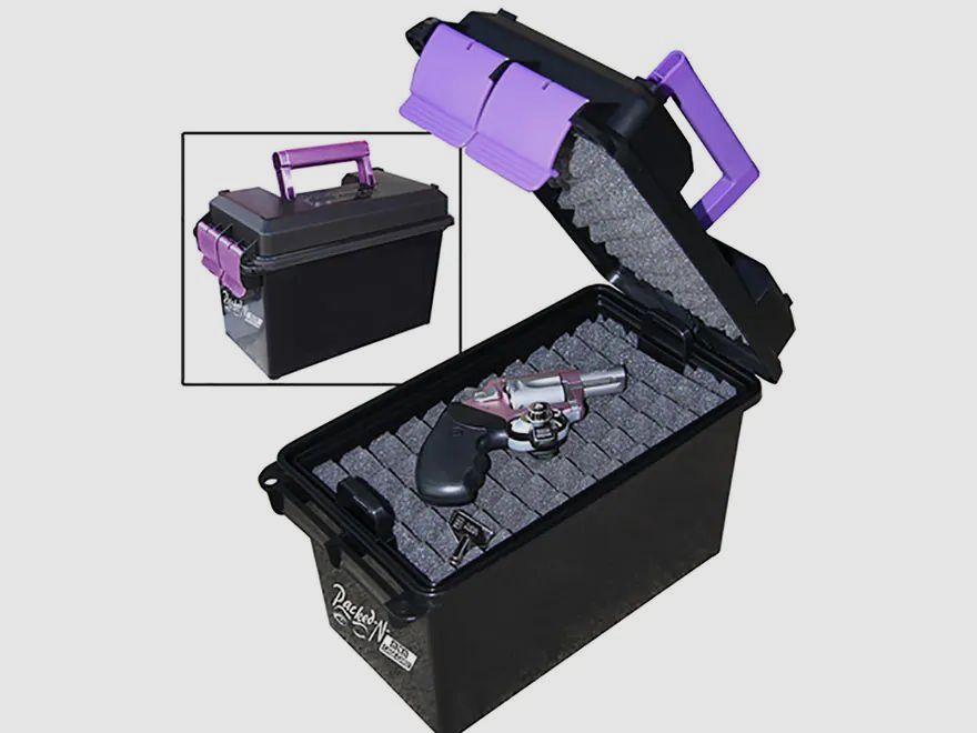 MTM Gun Transport Box HCC-25 purple