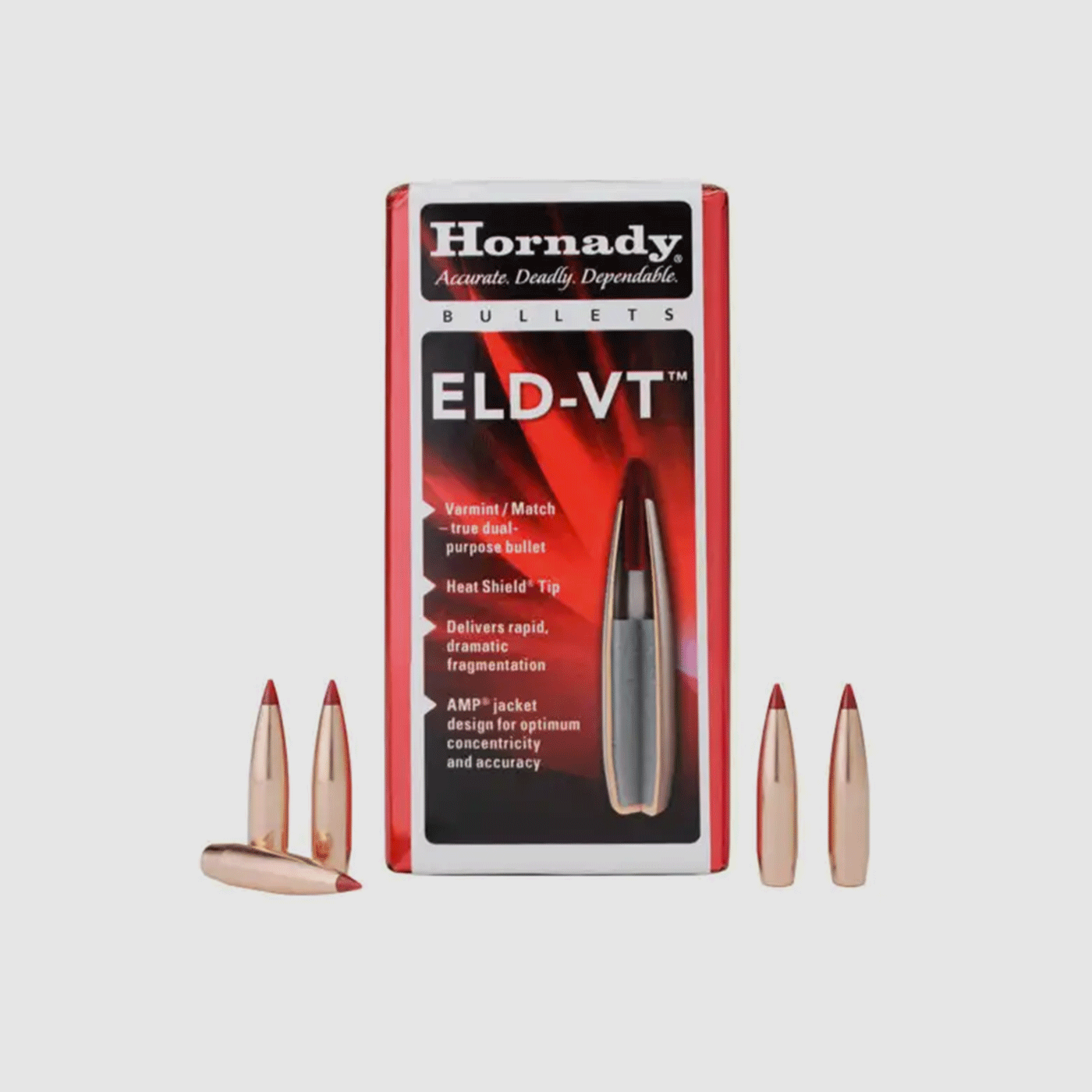 HORNADY – GESCHOSSE – 6mm 80 gr ELD-VT™ (100 Stk) -24372