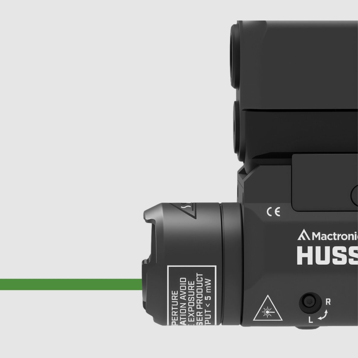 Mactronic – Linterna Hussar GL 900 lm, láser verde – THG0011, imagen 5 de 7