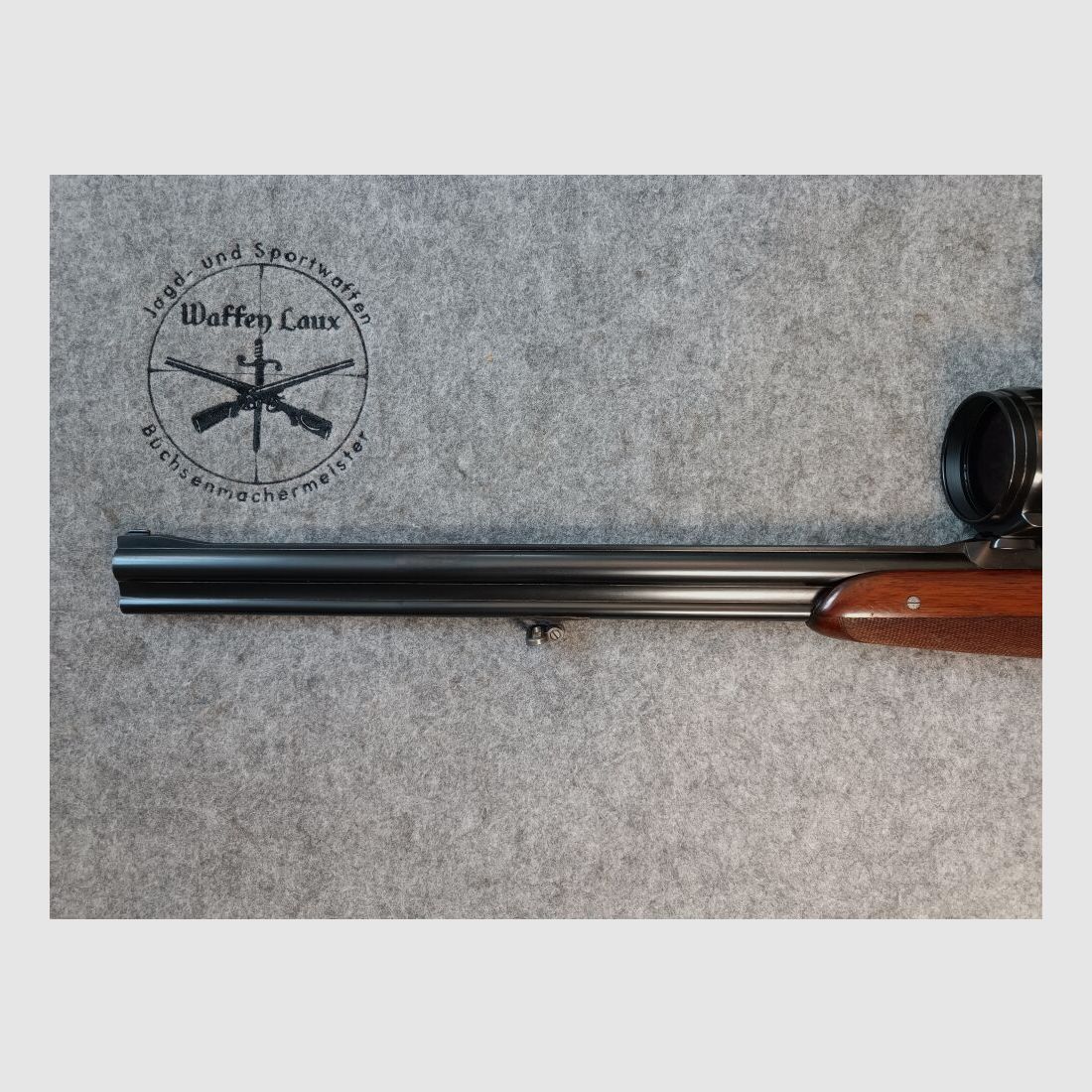 Josef Just Ferlach - Max Ern Leverkusen escopeta de dos cañones con dos visores Hensold + Schmidt Bender
