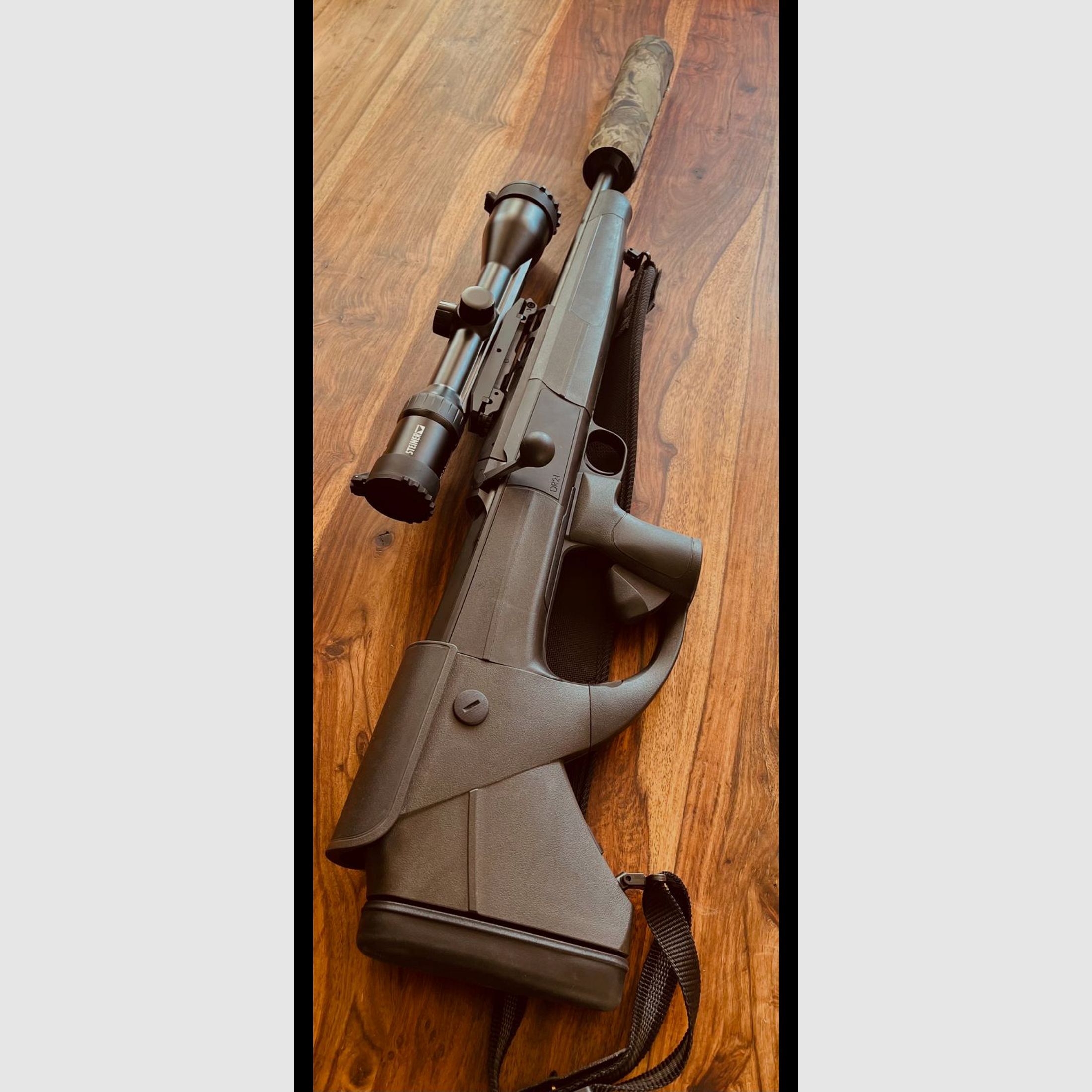 Dentler DR21 Premium .308 Win – jak nowy, bardzo małe obciążenie strzałowe, z szyną Dentler vario