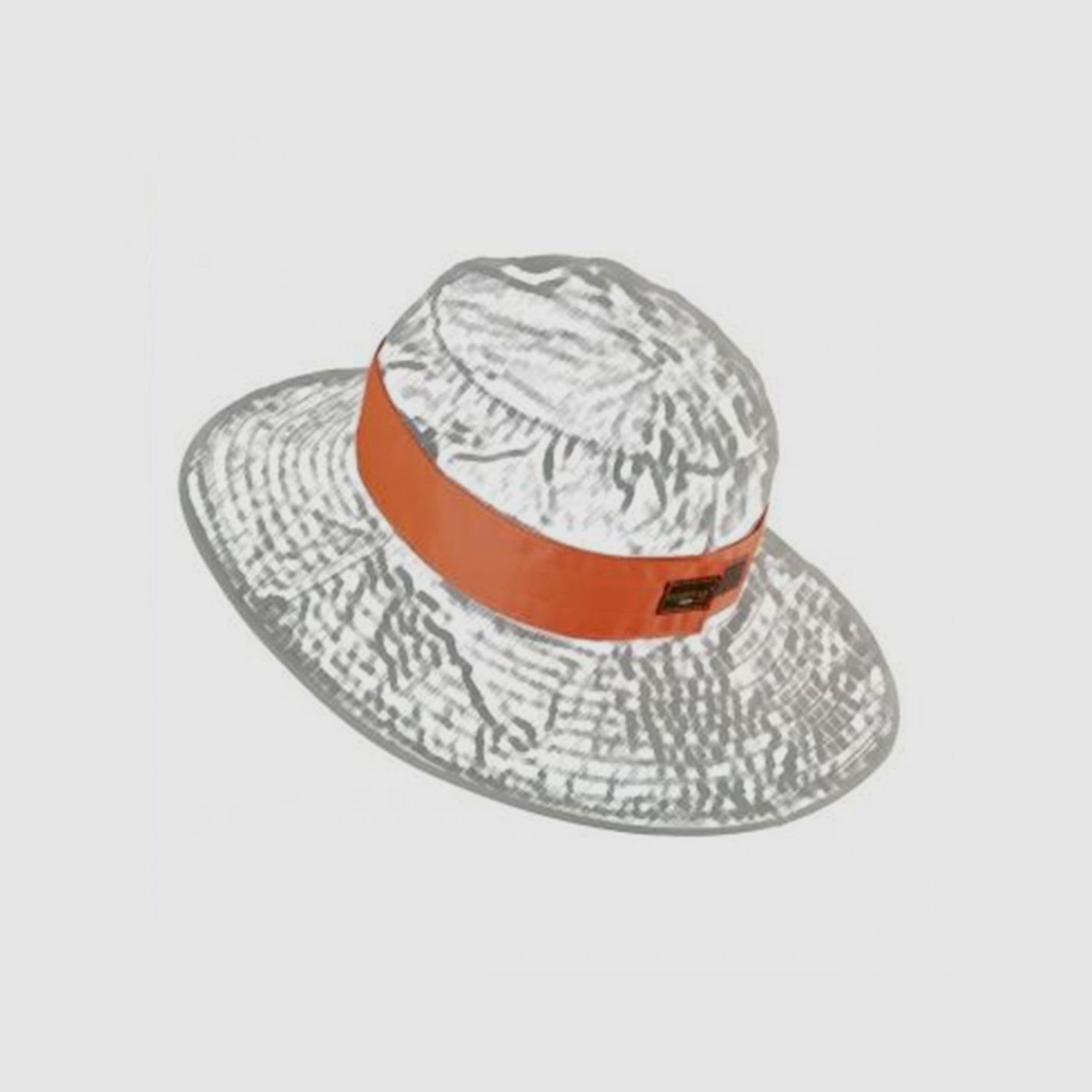 Hochsichtbare orange Hutband R1467, Bild 1 von 2