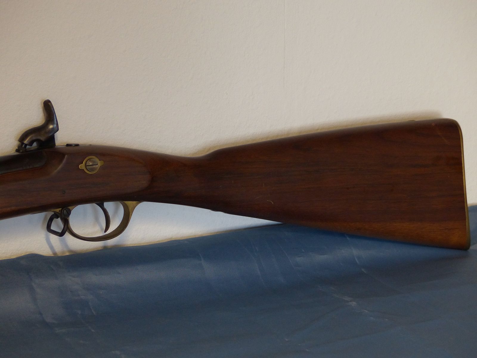Vorderlader Perkussion Enfield Gewehr 1853 3 Band Büchse Armi San Paolo Brescia Italien Cal. .58 vintage