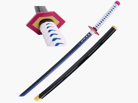 Katana en bambou épée lumineuse Giyu Tomioka