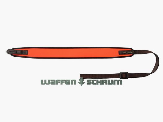 Niggeloh rifle sling universal with quick release neoprene - orange