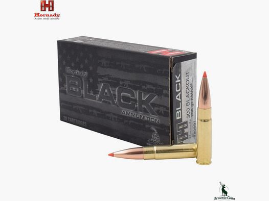 Hornady Black Subsonic Ammunition cal. .300 Blackout 208gr Amax