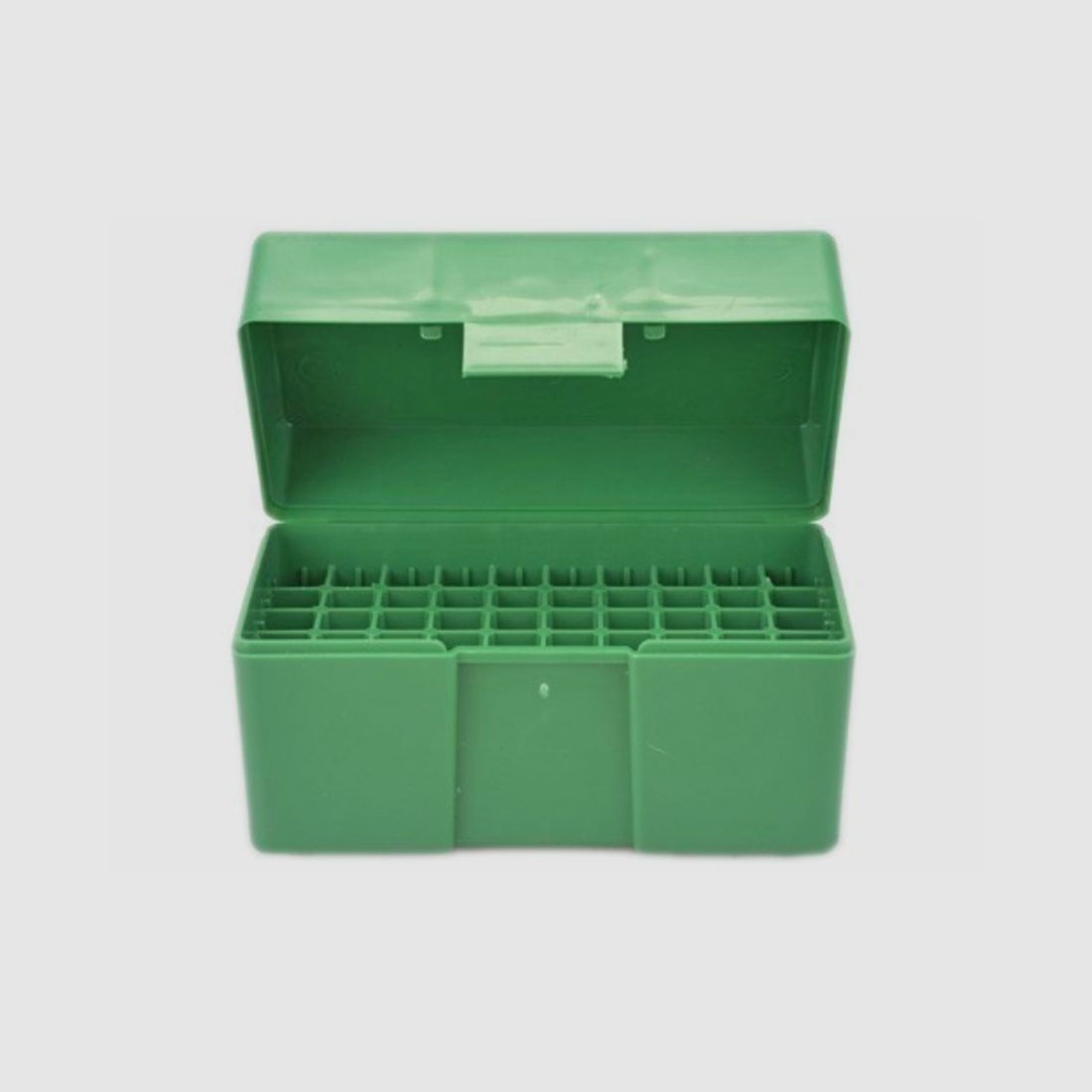 RCBS Scatola per munizioni / scatola per 50 cartucce con coperchio a ribalta small rifle