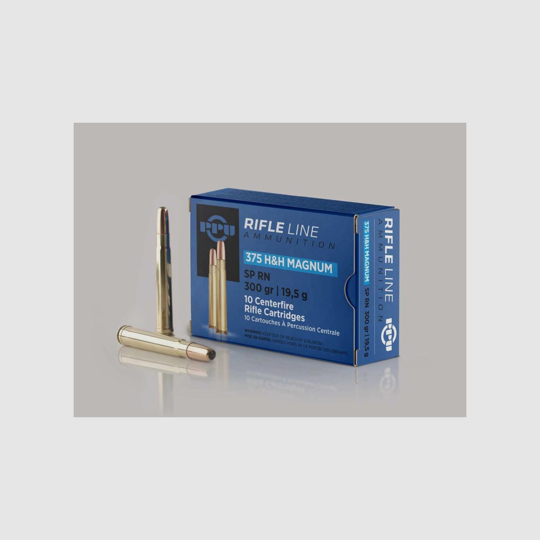 PPU 375 H&H 300 GRS / 19.4 G TM SP 10 PCS