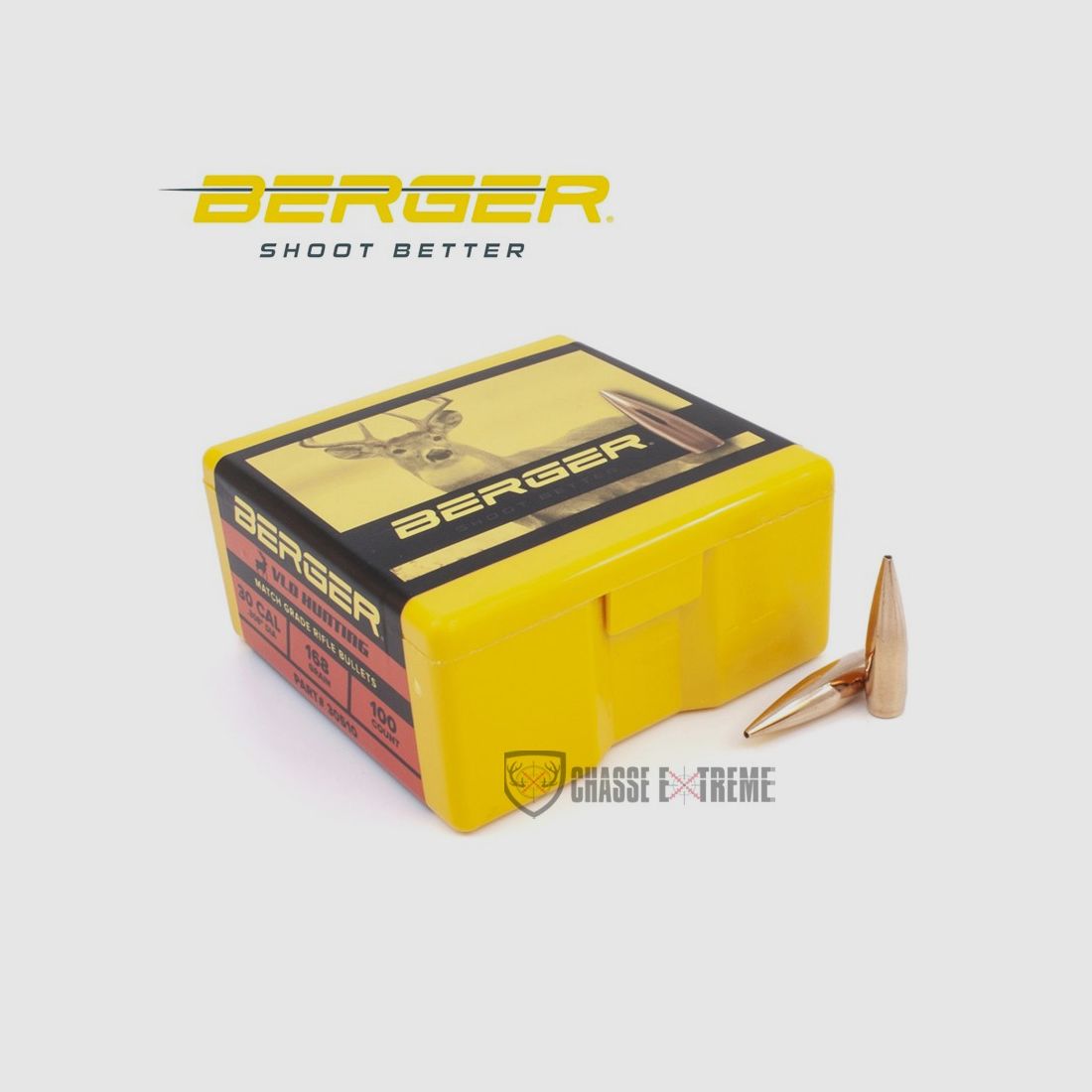 100 Geschosse BERGER Kal 30 168gr VLD Jagd, Bild 2 von 2