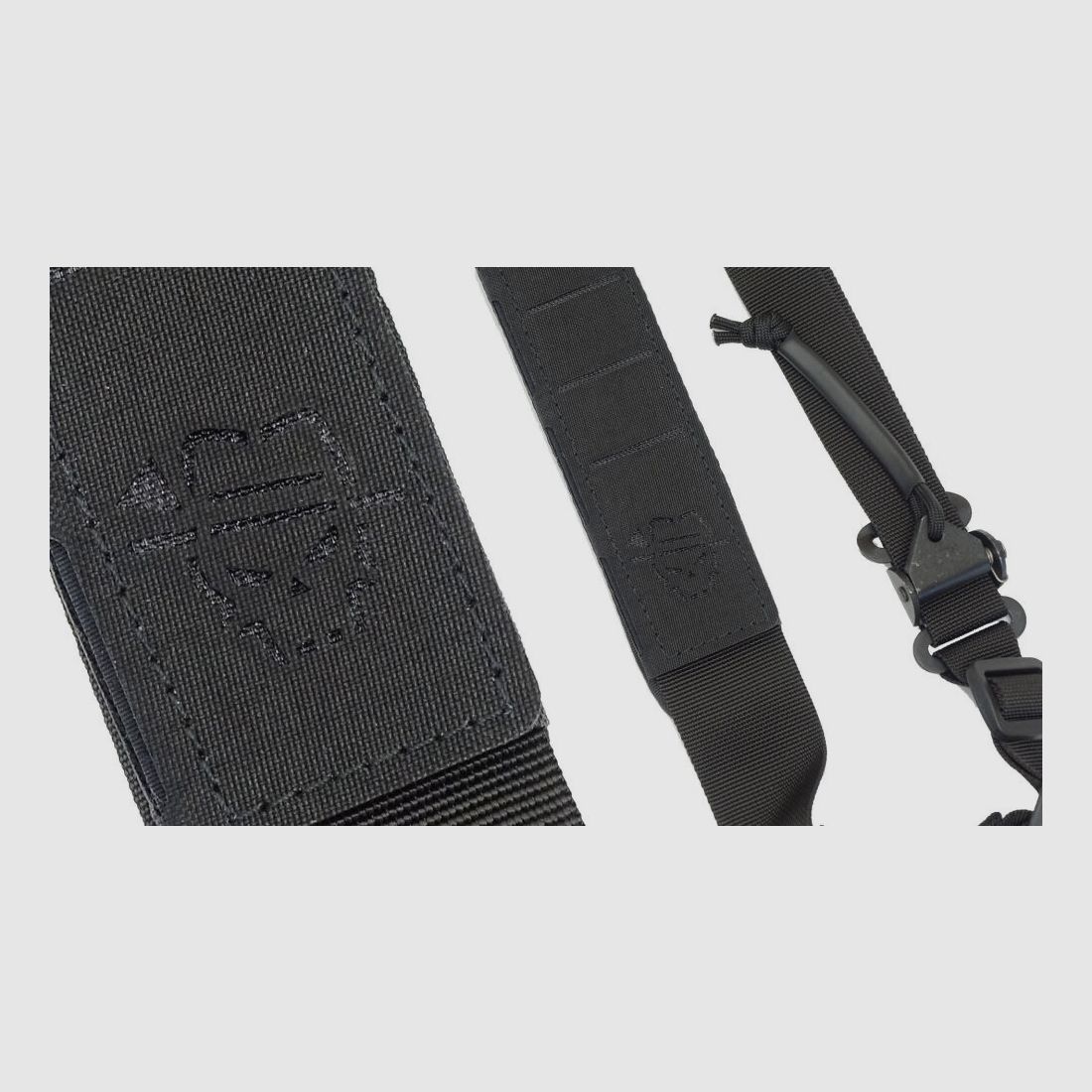 Oberland Arms AR15/M16 Oberland Arms OA 2-Punkt Modularriemen/Rifle Sling mit Lasercut Schulterpolster, schwarz