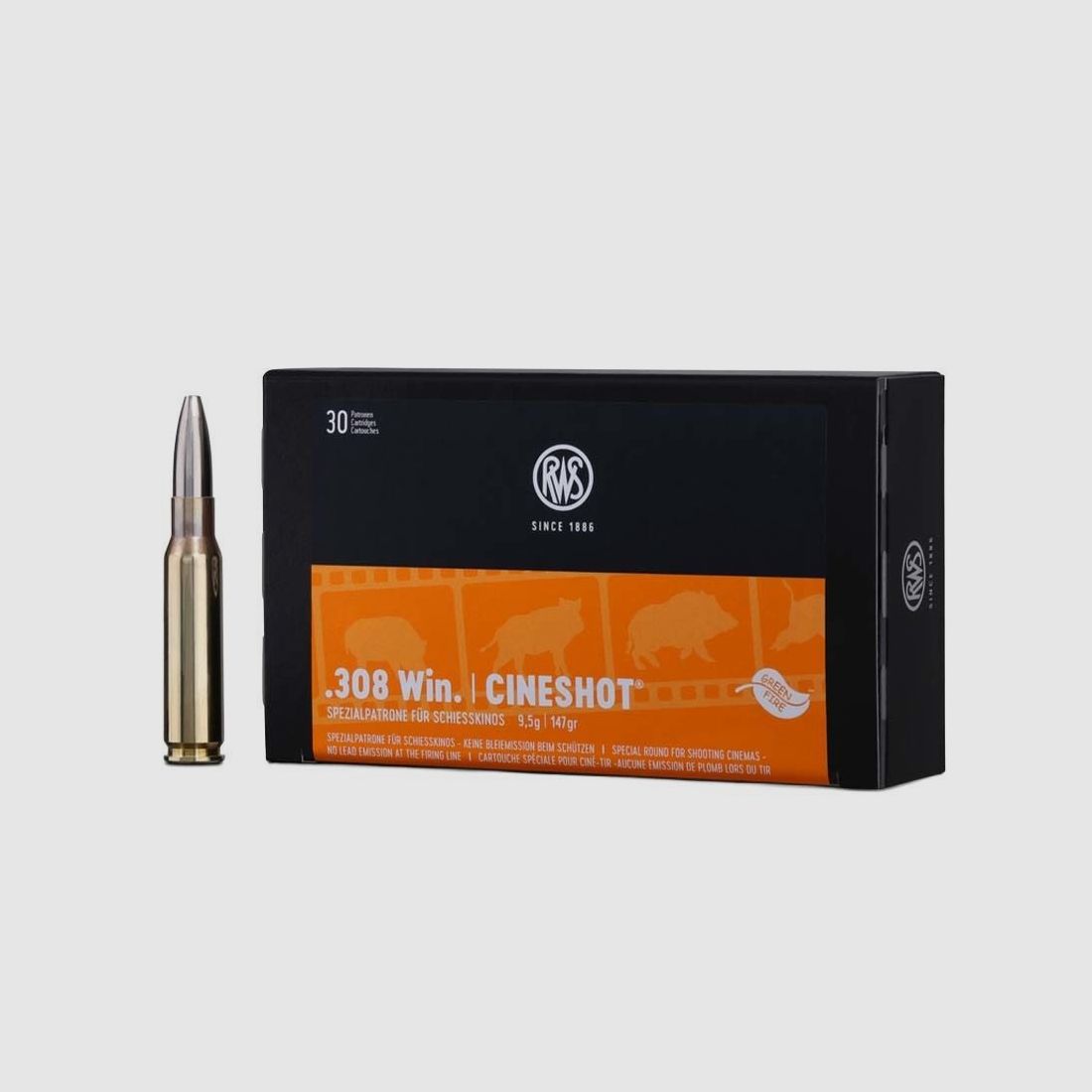 RWS Cineshot .308 Win 9,5 g / 147grs./ 30 Stk