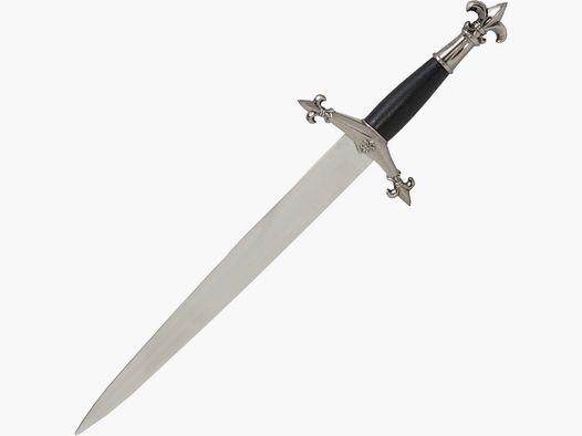 Pugnale fantasy in design di giglio incluso fodero