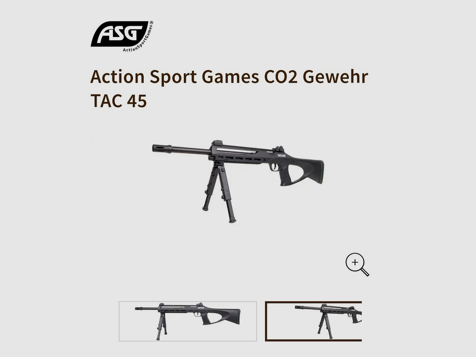 TAC 45 Co2 Luftgewehr  21 Schuss Magazin  ! Neu !