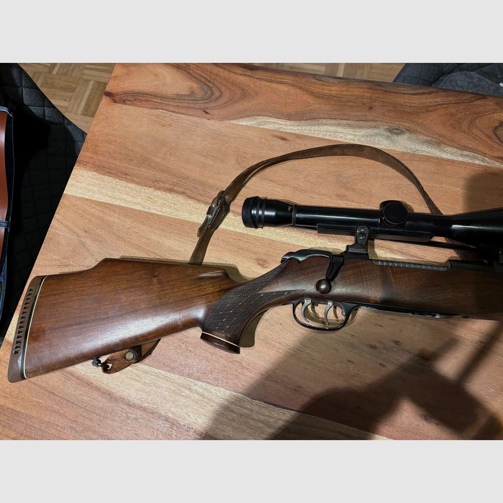 Krico 700 repeating rifle 7x64 repeater + optics + magazine