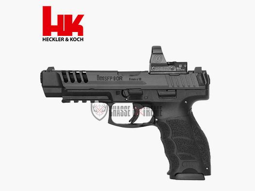 Pistolet H&K SFP9L-SF OR Noir Cal 9x19 15 Coups