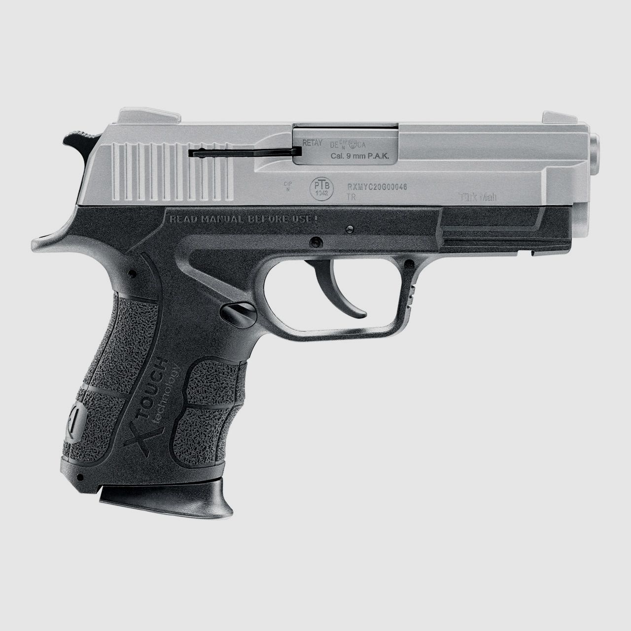 Schreckschuss Pistole Retay X TREME nickel Kaliber 9 mm P.A.K. (P18)