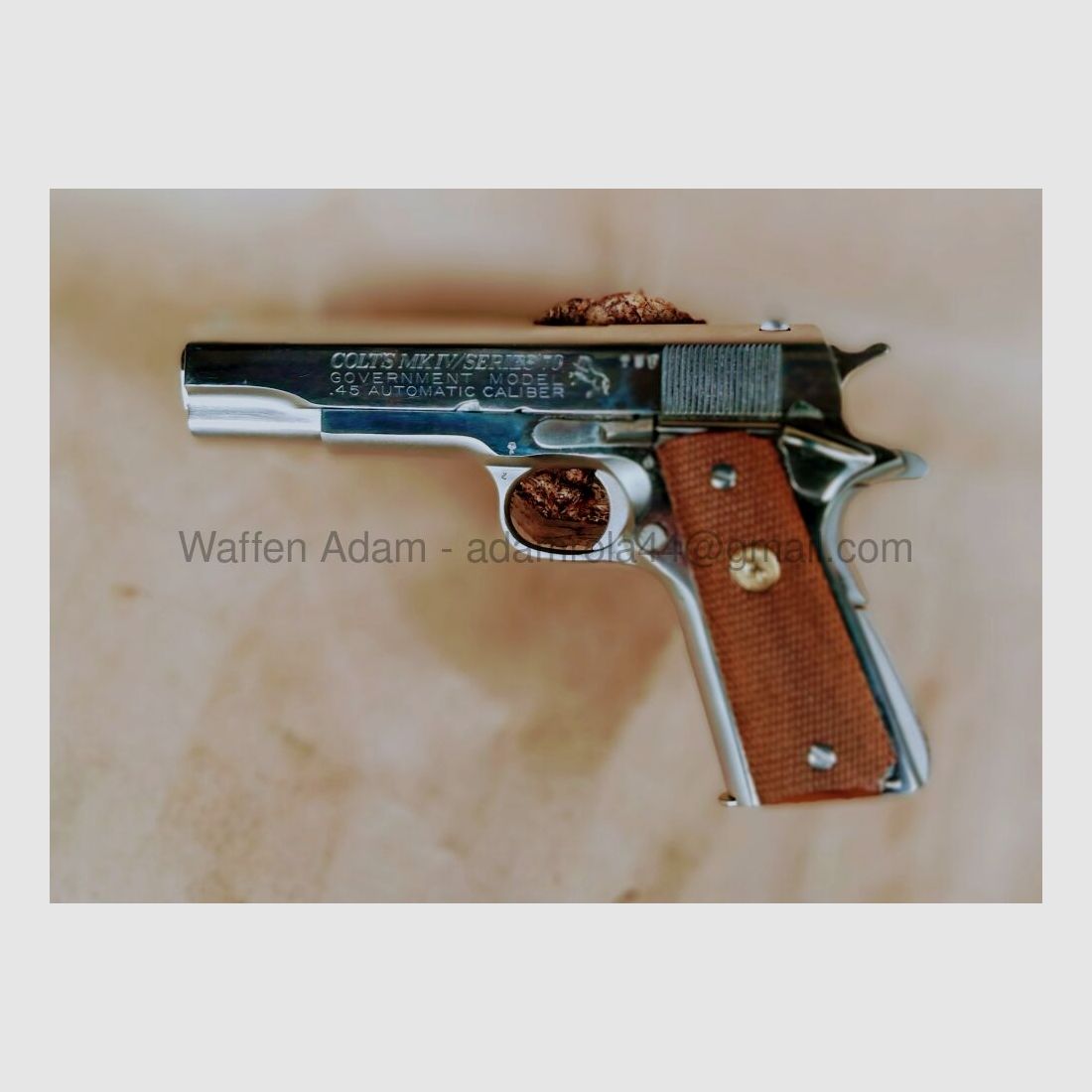 Colt MK IV/Series 70 Government Nickel