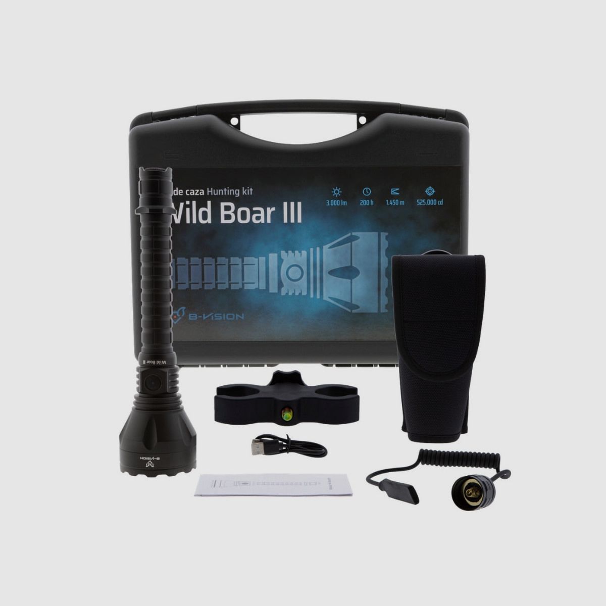Kit torcia B-Vision WILD BOAR III, immagine 1 di 5