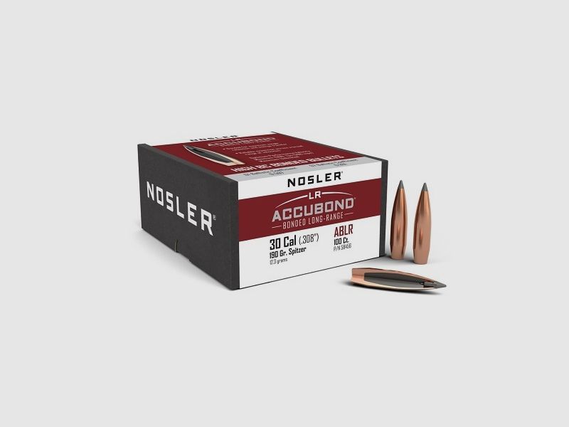 Nosler Hunting Caliber .30 Accubond / 168 Grain #58455