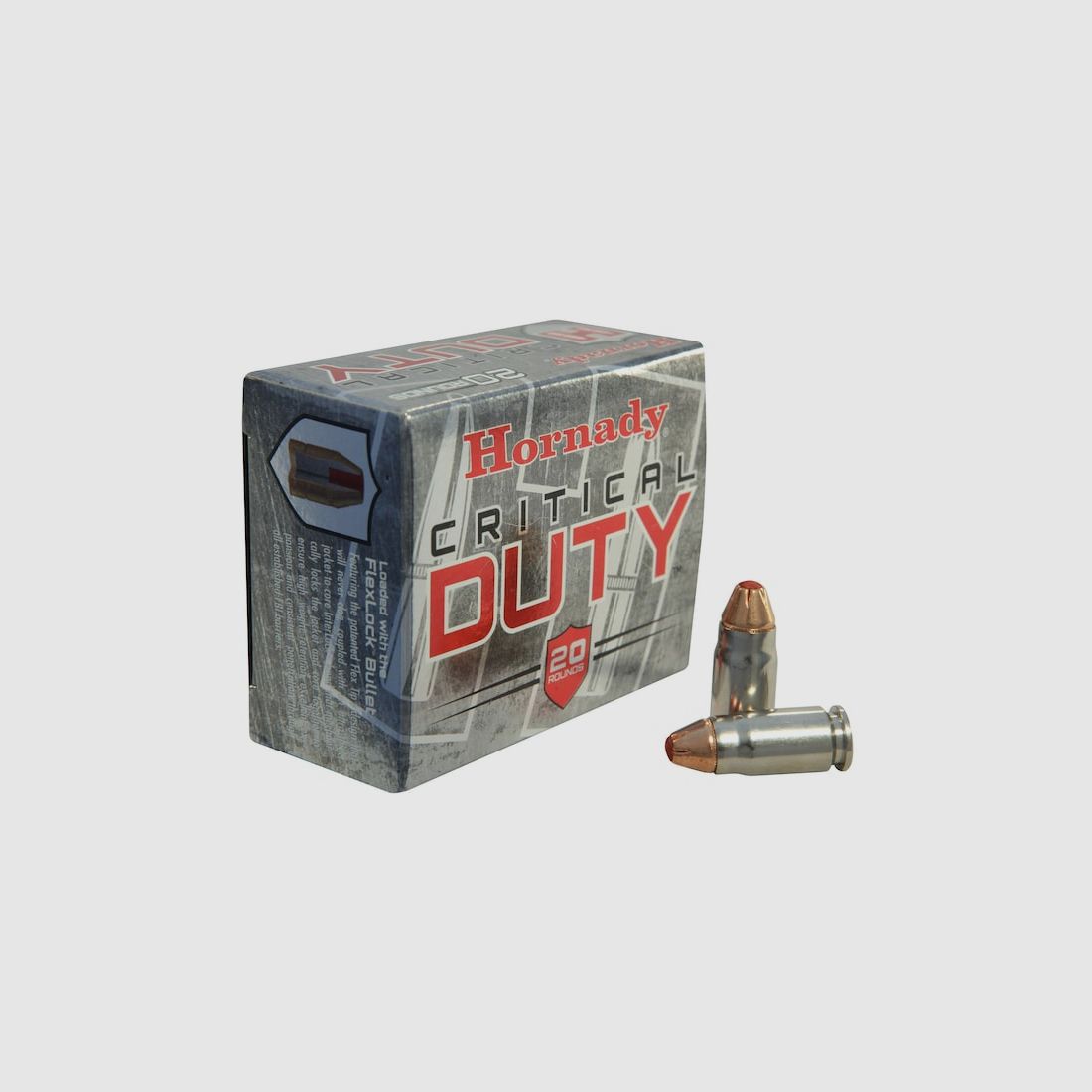 Hornady Critical Duty 9mm Luger 135GR FlexLock 25 Patronen