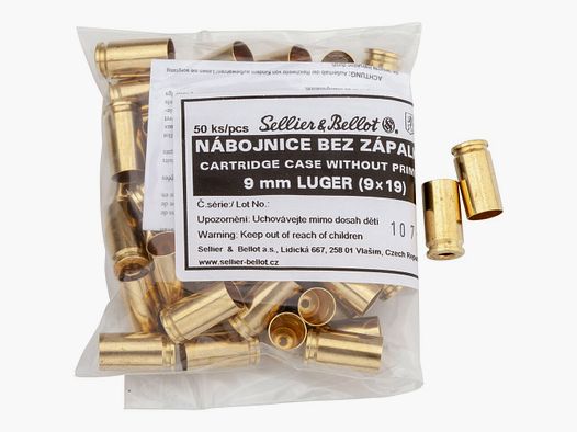 Sellier & Bellot Sleeves 9 mm Luger