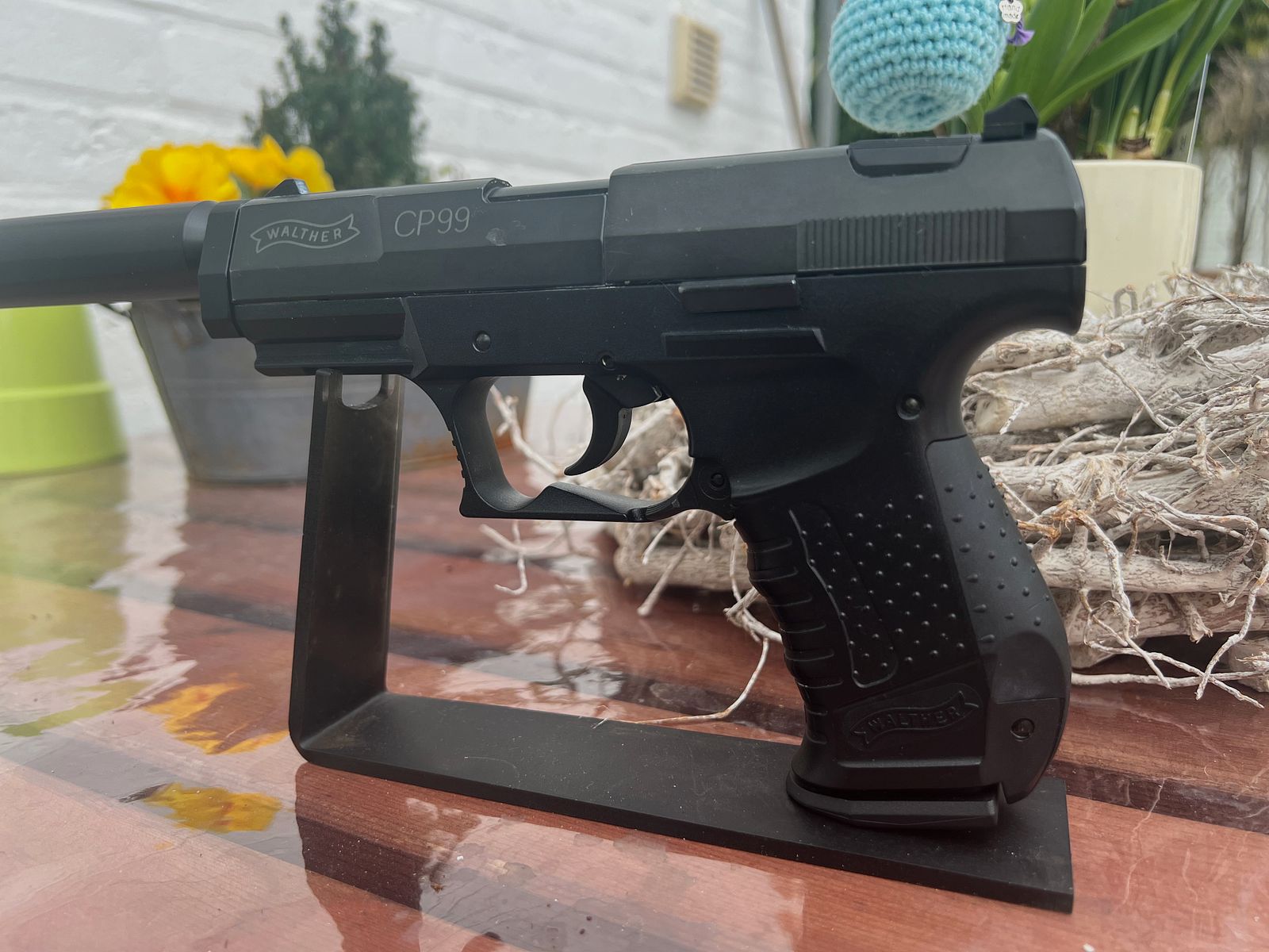 Walther cp99 4,5mm Diabolo mit Schalldämpfer +adapter 