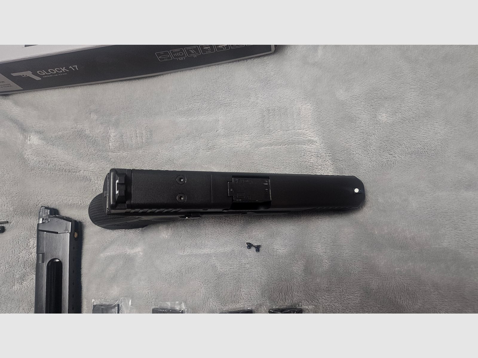 Glock 17 Gen5 MOS Co2-Pistole Kaliber 4,5 mm Stahl BB Blowback