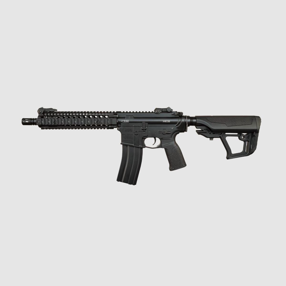 ICS EMG Daniel Defense MK18 S3 (ICS-180S3) Rifle Airsoft S-AEG Negro a partir de 18 años