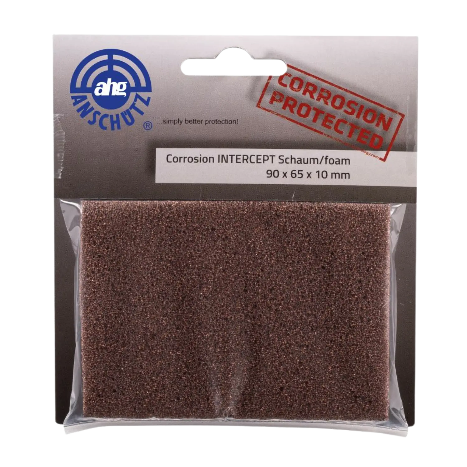 Intercept corrosion protection sponge for cases and bags