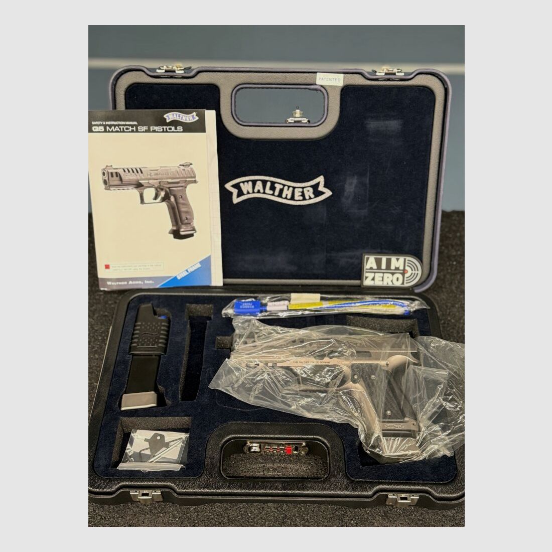 Walther Walther Pistole Q5 Match Steel Frame Black Tie