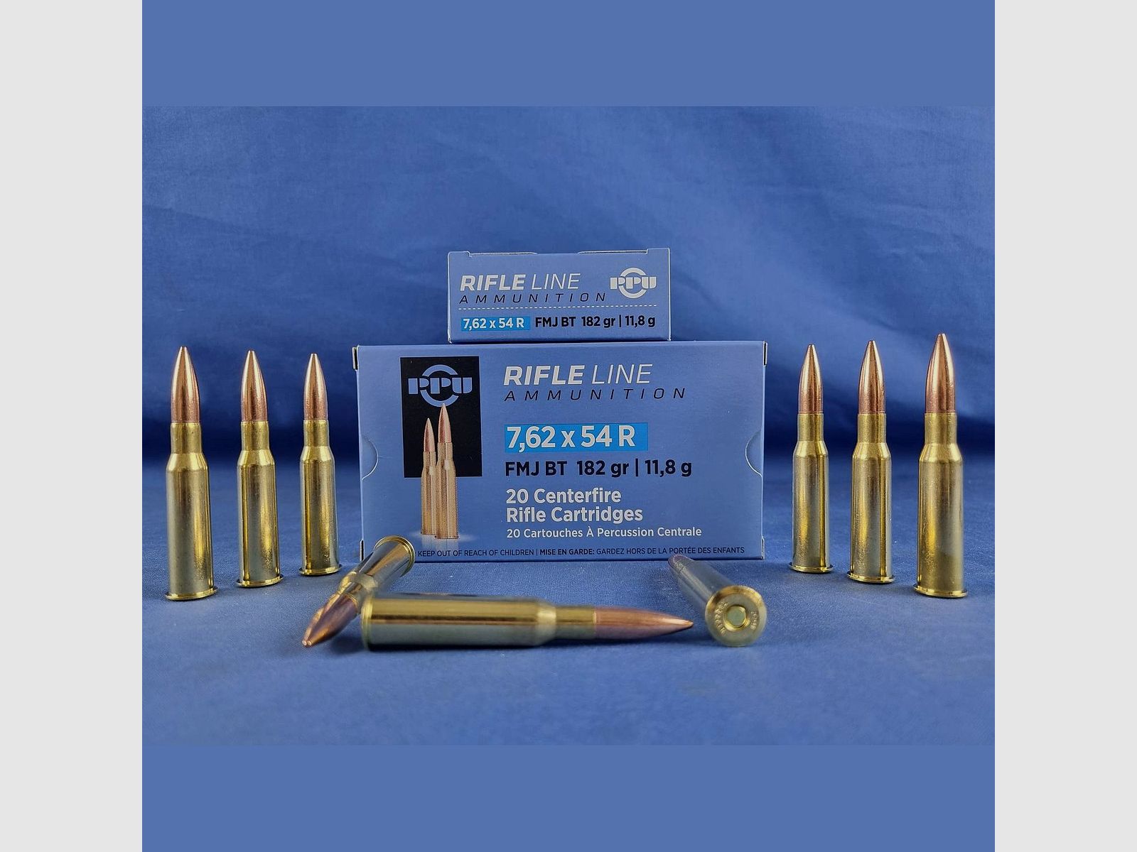 PPU 7,62x54R FMJ 182grs 11,8g