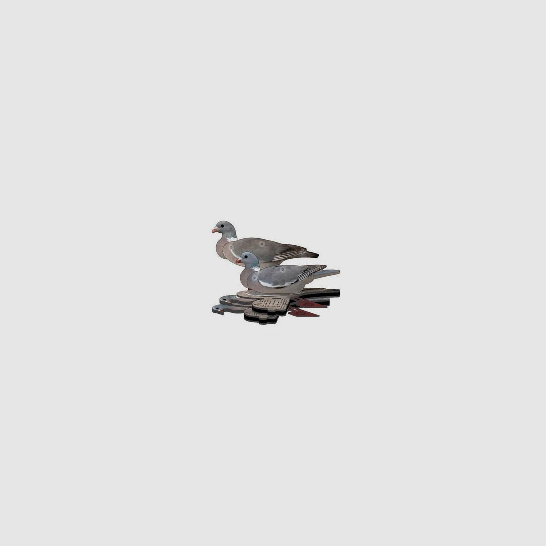 FUD LOCKTAUBE 6 Stck flexibel Top Fold Up Decoy von NRA