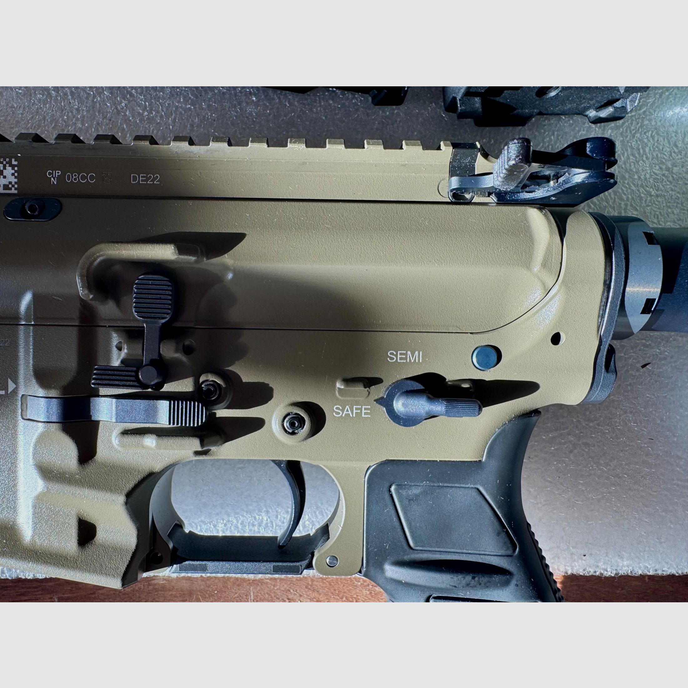 Haenel CR 223 16.5" – match trigger + magazine + adjustable gas port + ATec muzzle brake, image 13 of 18