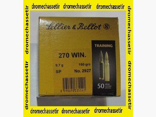1 pudełko 50 nabojów Sellier & Bellot, kal. 270 Winchester, 150 gr SP