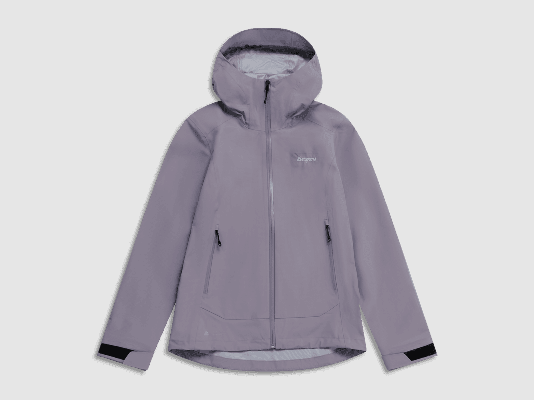 Bergans Essentials 3L Shell Jacket Dames Lilac Ash XL